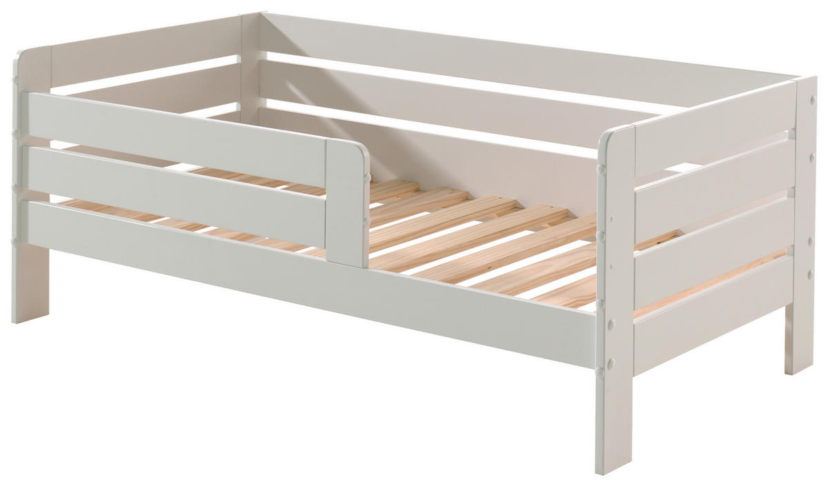 POSTEĽ PRE DETI A MLÁDEŽ, 70/140 cm biela - biela, Modern, drevo/kompozitné drevo (70/140cm) - MID.YOU