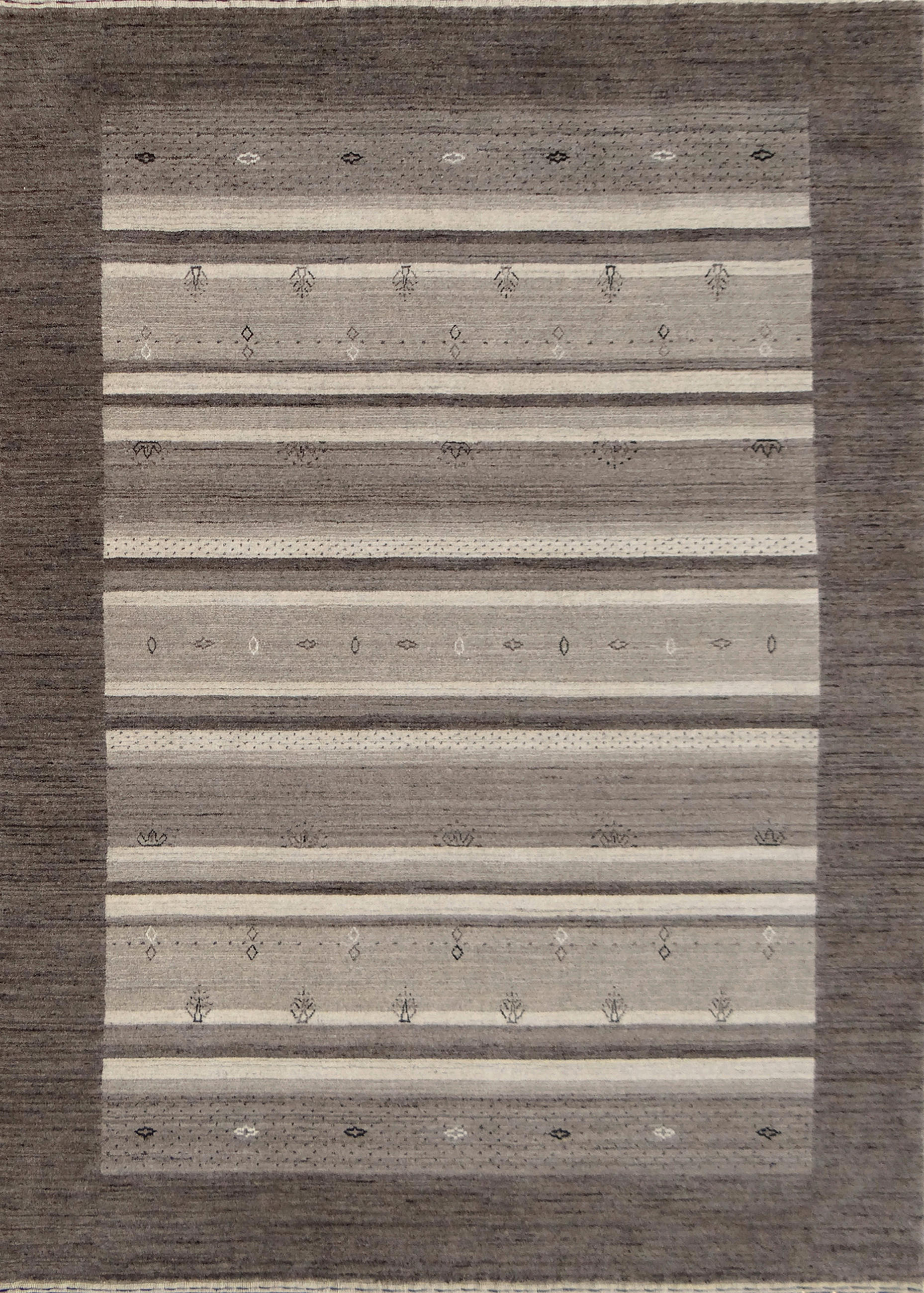 ORIENTTEPPICH 90/160 cm Savannah  - Hellgrau/Grau, Lifestyle, Textil (90/160cm) - Cazaris