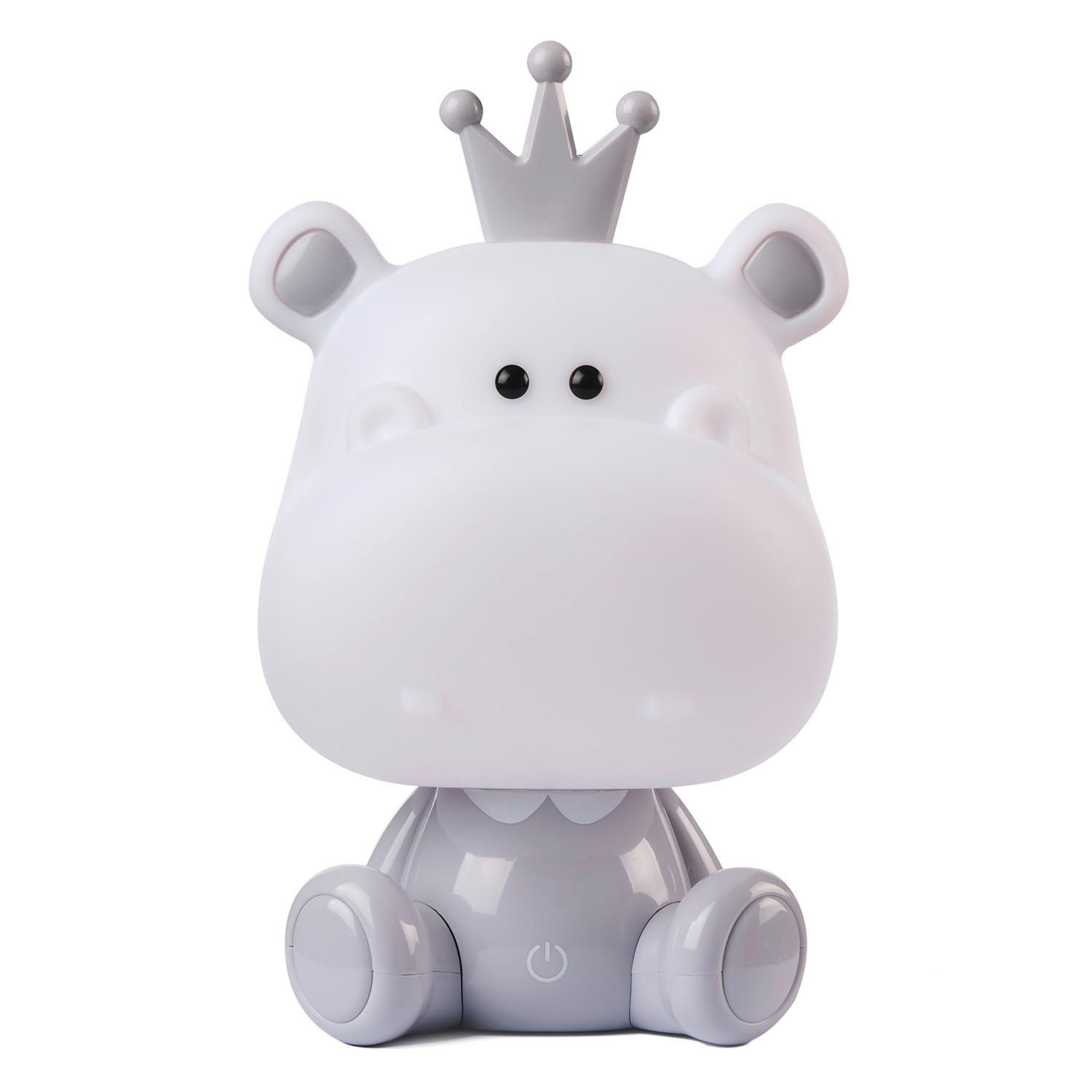 KINDERTISCHLEUCHTE  - Grau, Basics, Kunststoff (14/14/25cm)