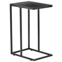 BEISTELLTISCH 40/30/60 cm Schwarz rechteckig  - Schwarz, Design, Glas/Metall (40/30/60cm) - Carryhome
