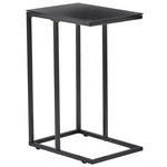 BEISTELLTISCH 40/30/60 cm Schwarz rechteckig  - Schwarz, Design, Glas/Metall (40/30/60cm) - Carryhome
