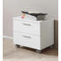 ROLLCONTAINER Weiß - Chromfarben/Weiß, Design, Kunststoff (51/43/39cm) - Xora