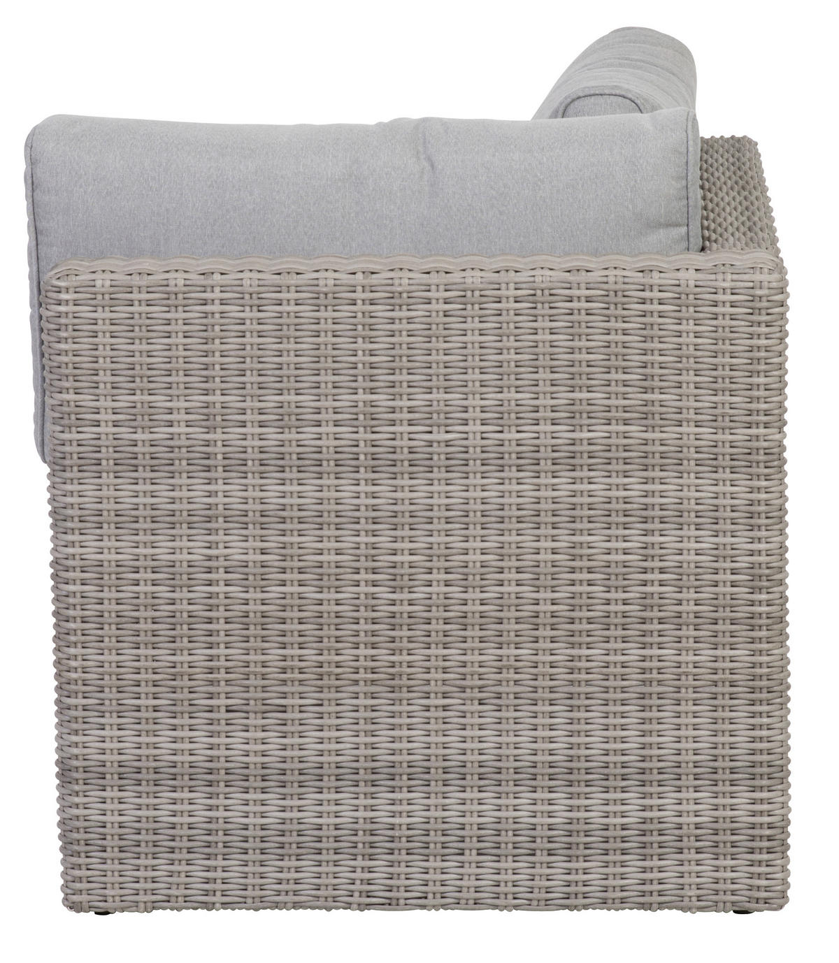 LOUNGEGARNITUR   93/65/71 cm Stahl  - Grau, Basics, Glas/Textil (93/65/71cm) - Gardenson