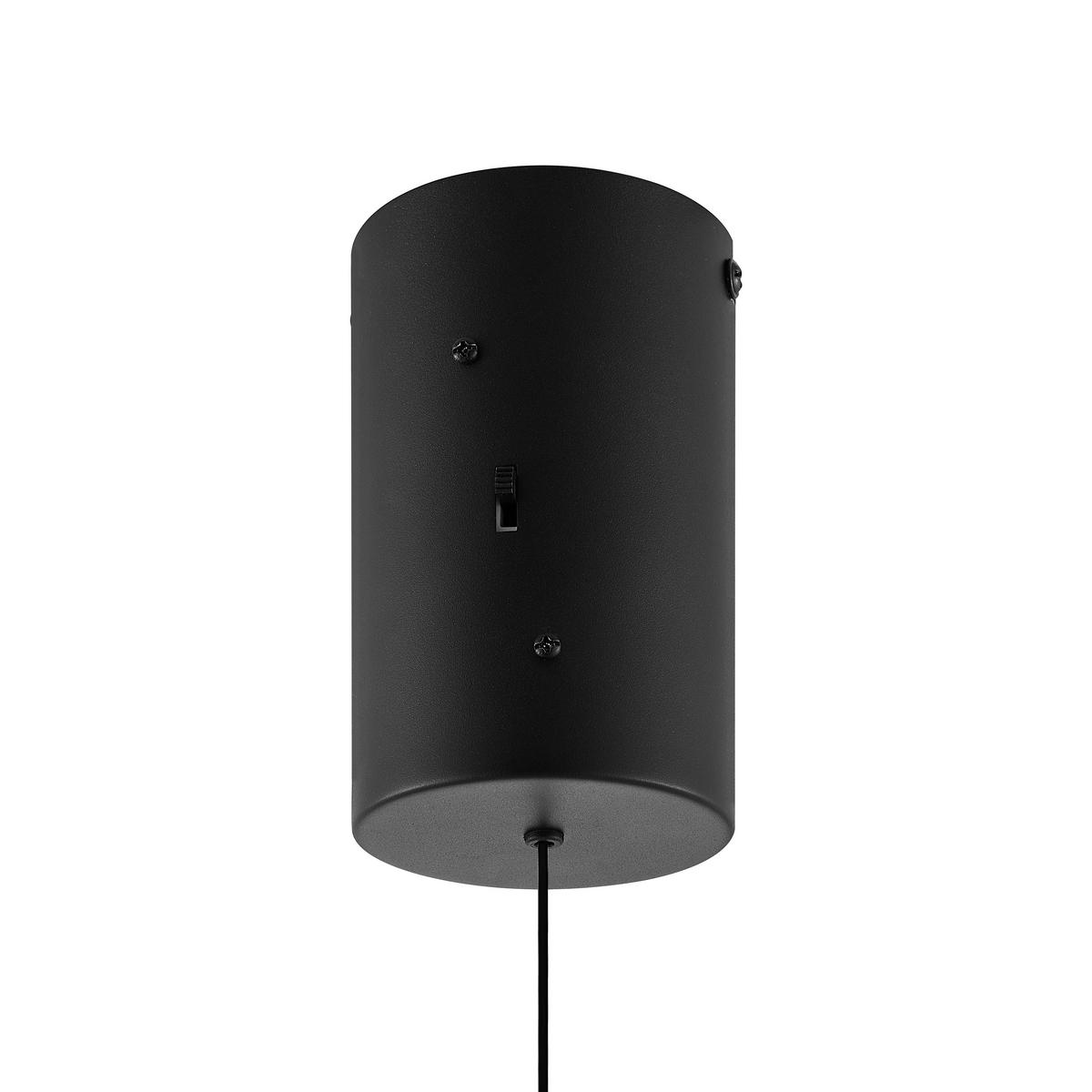 LED-HÄNGELEUCHTE Easy 12,5/150 cm   - Schwarz/Kupferfarben, Design, Glas/Kunststoff (12,5/150cm) - Dieter Knoll