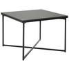 COUCHTISCH 60/43/60 cm quadratisch Schwarz  - Schwarz, Design, Keramik/Metall (60/43/60cm) - Livetastic