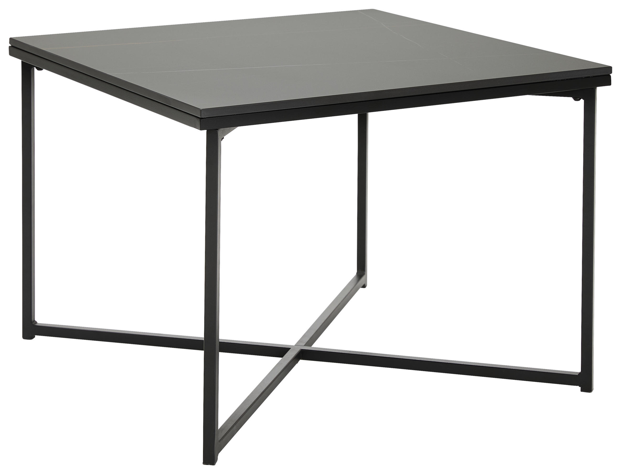 E-shop Livetastic KONFERENČNÝ STOLÍK, čierna, kov, keramika, 60/43/60 cm