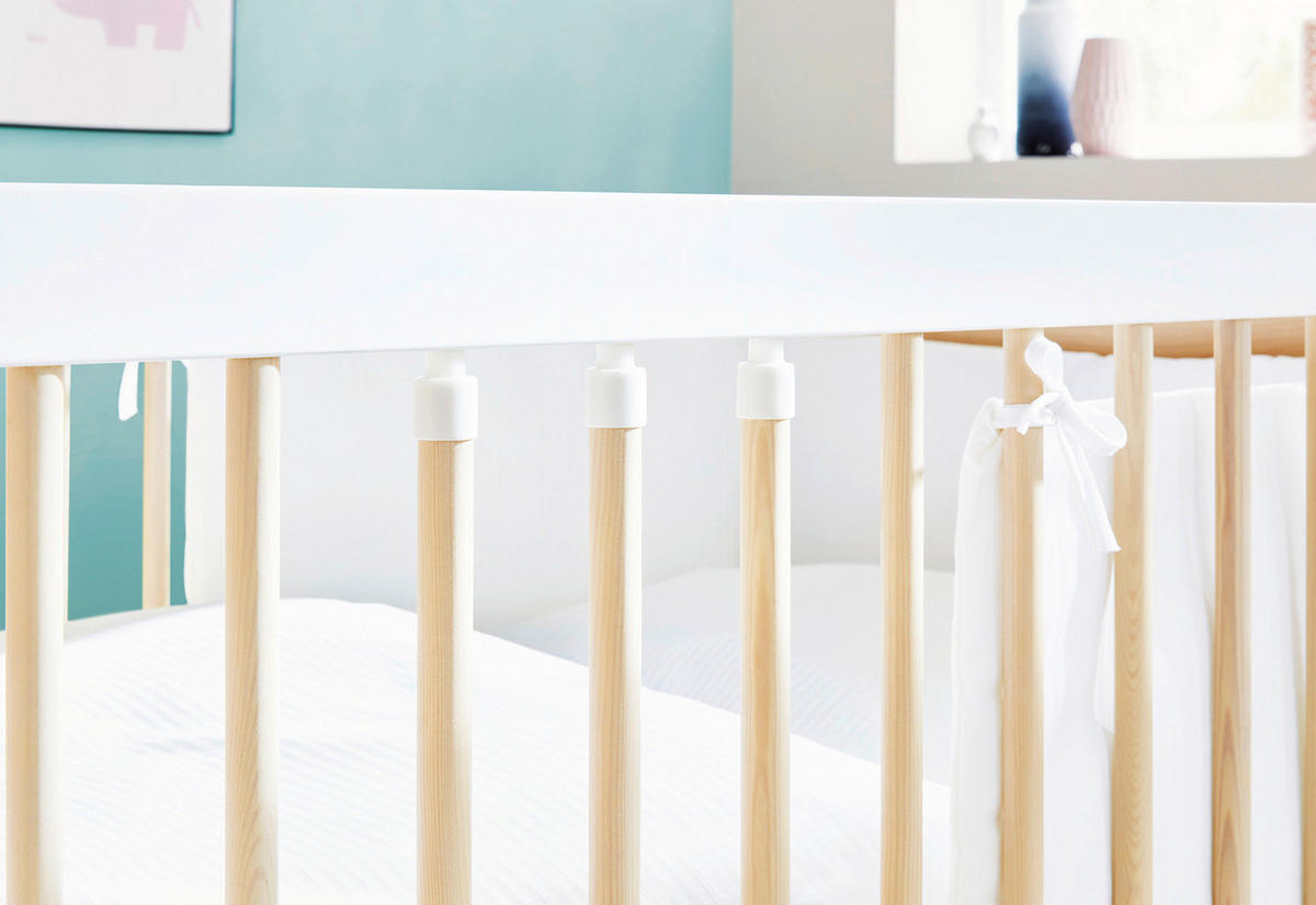 BABYZIMMER PINOLINO ROUND  - Ahornfarben/Weiß, Design, Holzwerkstoff - Pinolino
