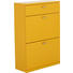 SCHUHSCHRANK 75/112,7/29,5 cm - Edelstahlfarben/Gelb, Design, Holzwerkstoff/Metall (75/112,7/29,5cm) - Invivus SCHUHSCHRANK 75/112,7/29,5 cm - Edelstahlfarben/Gelb, Design, Holzwerkstoff/Metall (75/112,7/29,5cm) - Invivus