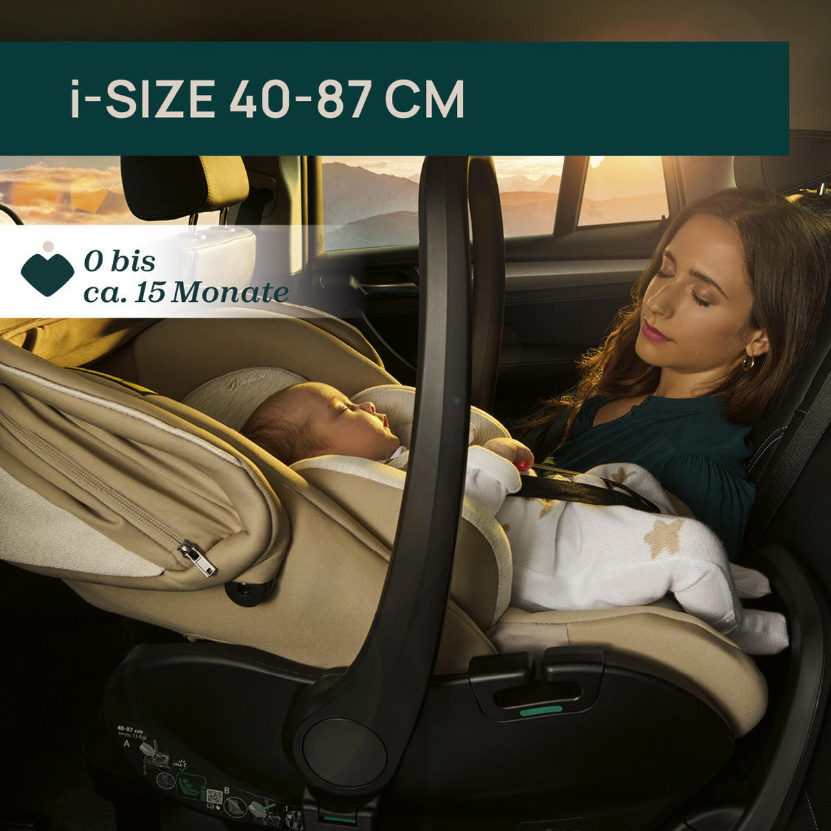 KINDERAUTOSITZ First Seat Recline I-Size   - Grau, Basics, Textil (44/58/60/65cm) - Chicco