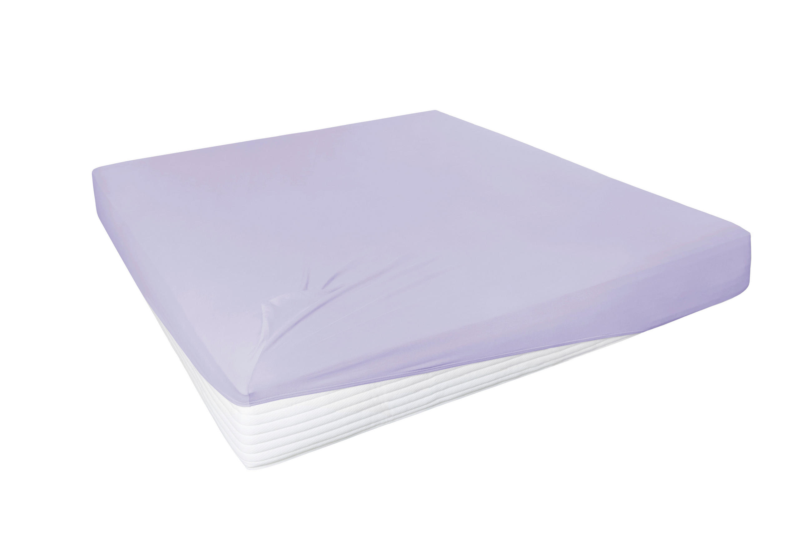 SPANNLEINTUCH 190/200 cm Jersey  - Lila, Basics, Textil (190/200cm)