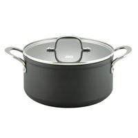 KOCHTOPF Silver Cast 4,5 L  - Transparent/Schwarz, Basics, Glas/Metall (24cm) - ELO