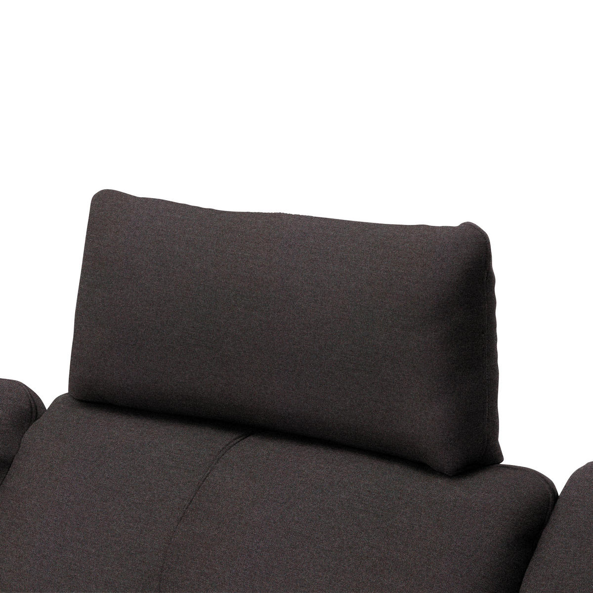 ECKSOFA in Webstoff Schwarz  - Schwarz, Design, Textil/Metall (179/301cm) - Chilliano