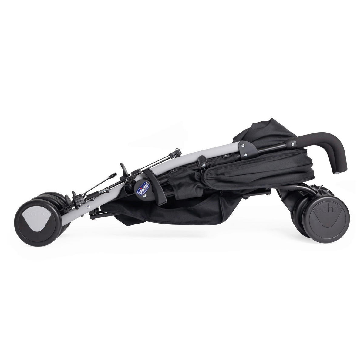 BUGGY Echo Lite  - Schwarz, Basics, Textil/Metall (47/106/84cm) - Chicco