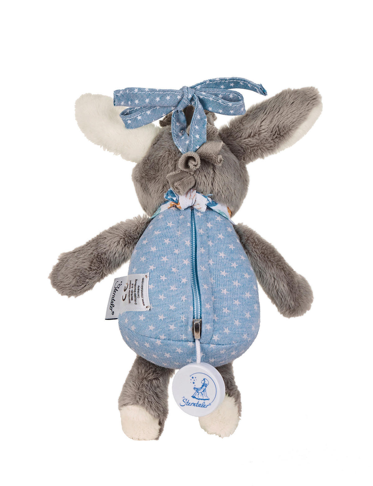 SPIELUHR Emmi 19/15/7 cm  - Blau/Grau, Basics, Textil (19/15/7cm) - Sterntaler