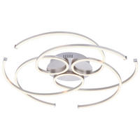 TAKLAMPA 37 W 70/63/10 cm  - silver, Design, metall (70/63/10cm)