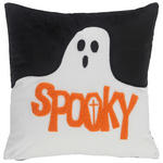 KISSENHÜLLE 45/45 cm  - Schwarz/Weiß, Design, Textil (45/45cm) - Novel