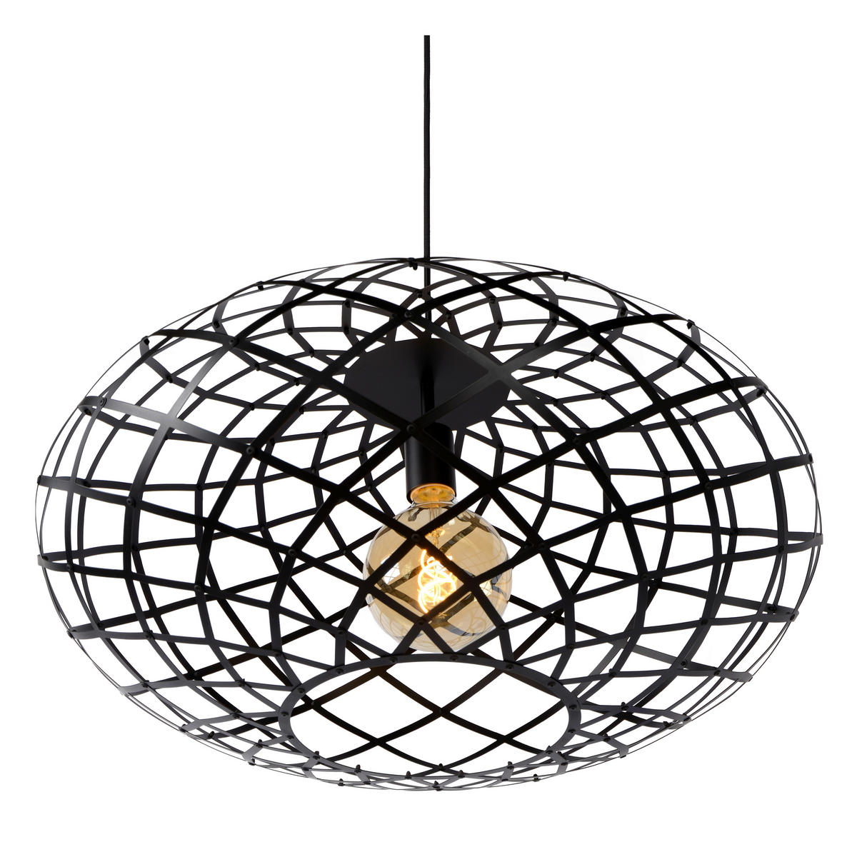 HÄNGELEUCHTE 65/162 cm  - Schwarz, KONVENTIONELL, Metall (65/162cm) - Lucide