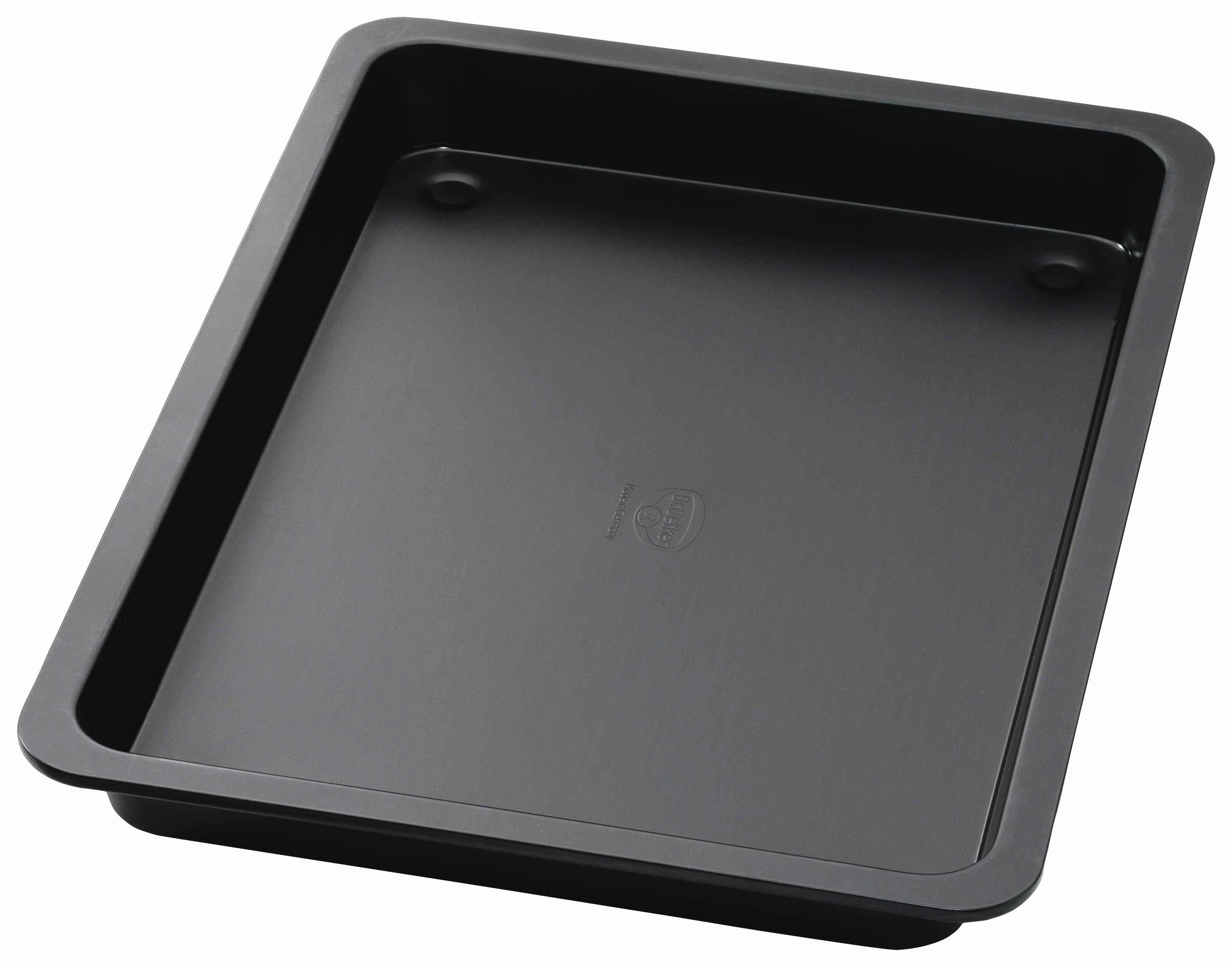 BACKBLECH 42/29/4 cm  - Schwarz, Basics, Metall (42/29/4cm) - Dr.Oetker