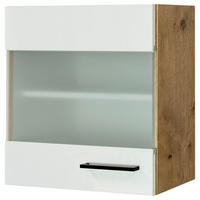 KÜCHENOBERSCHRANK 50/54,8/32 cm  in Eichefarben, Magnolie  - Eichefarben/Magnolie, KONVENTIONELL, Holzwerkstoff/Metall (50/54,8/32cm) - FlexWell