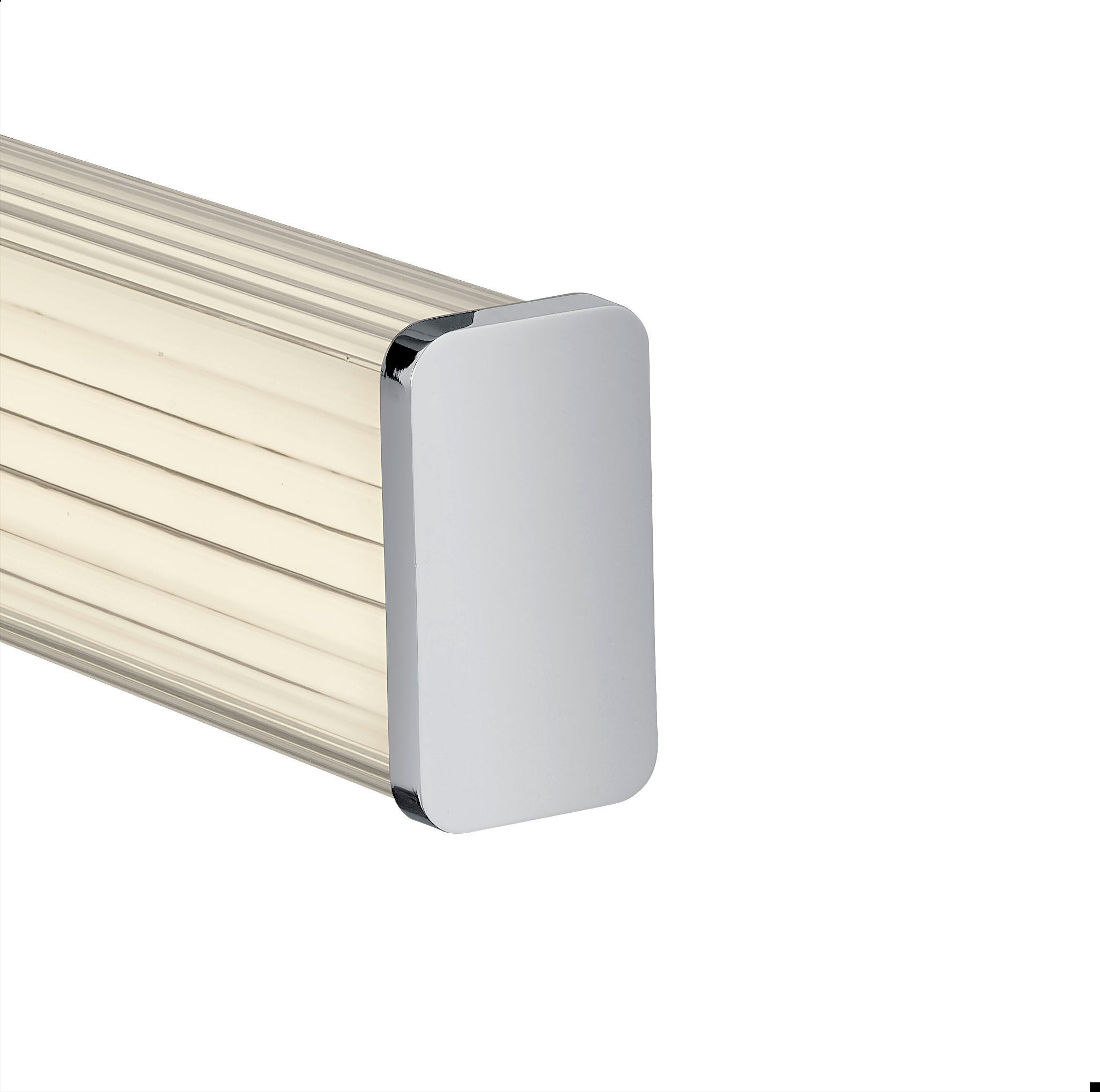 LED-WANDLEUCHTE Alla 60/7/7 cm   - Chromfarben, Design, Metall (60/7/7cm) - Helestra