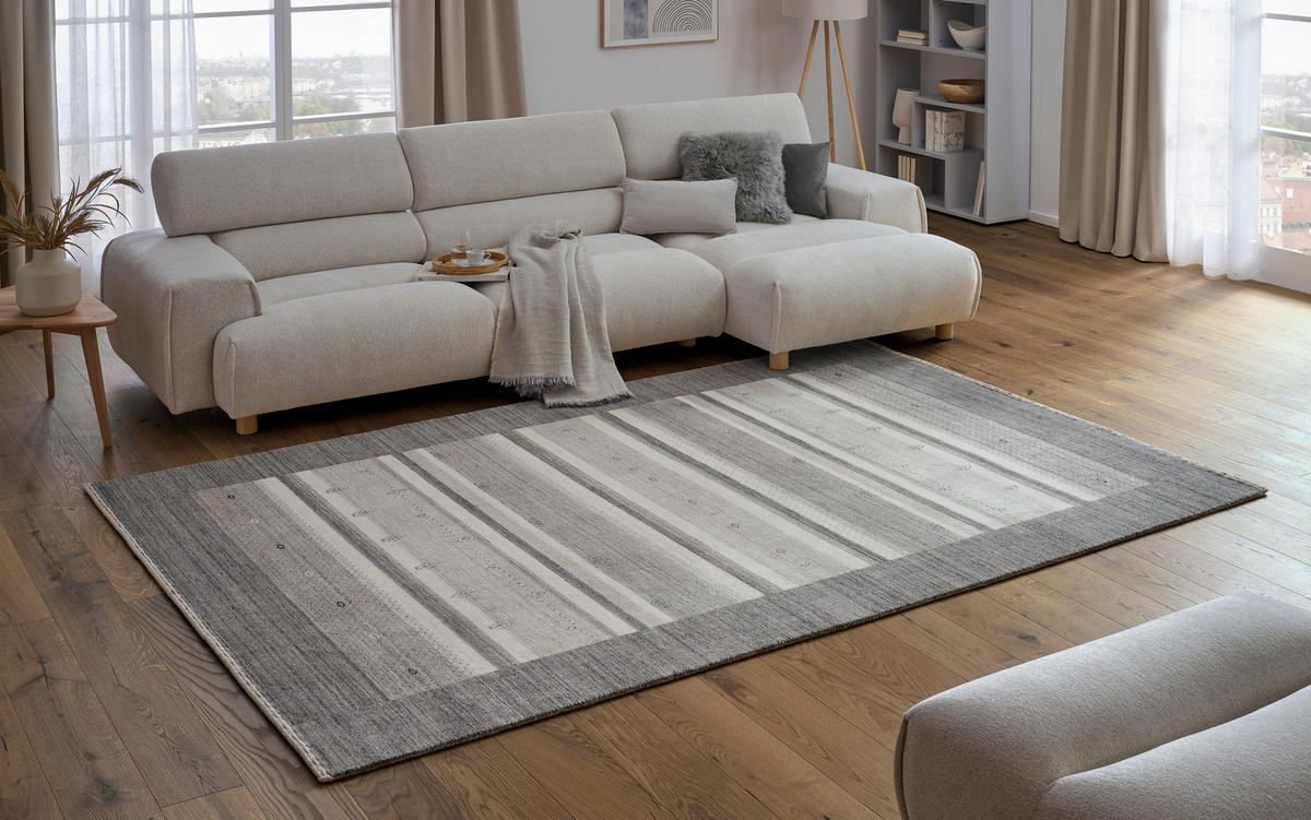 ORIENTTEPPICH 70/140 cm Savannah  - Hellgrau/Grau, Lifestyle, Textil (70/140cm) - Cazaris
