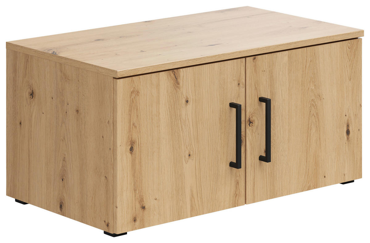 DODATNI ELEMENT ZA ORMAR - crna/hrast artisan, Moderno, pločasti materijal/plastika (70/35/40cm) - Carryhome