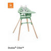 HRANILICA  Clikk  - pastelno zelena/prirodne boje, Basics, drvo/plastika (56/69/59cm) - Stokke