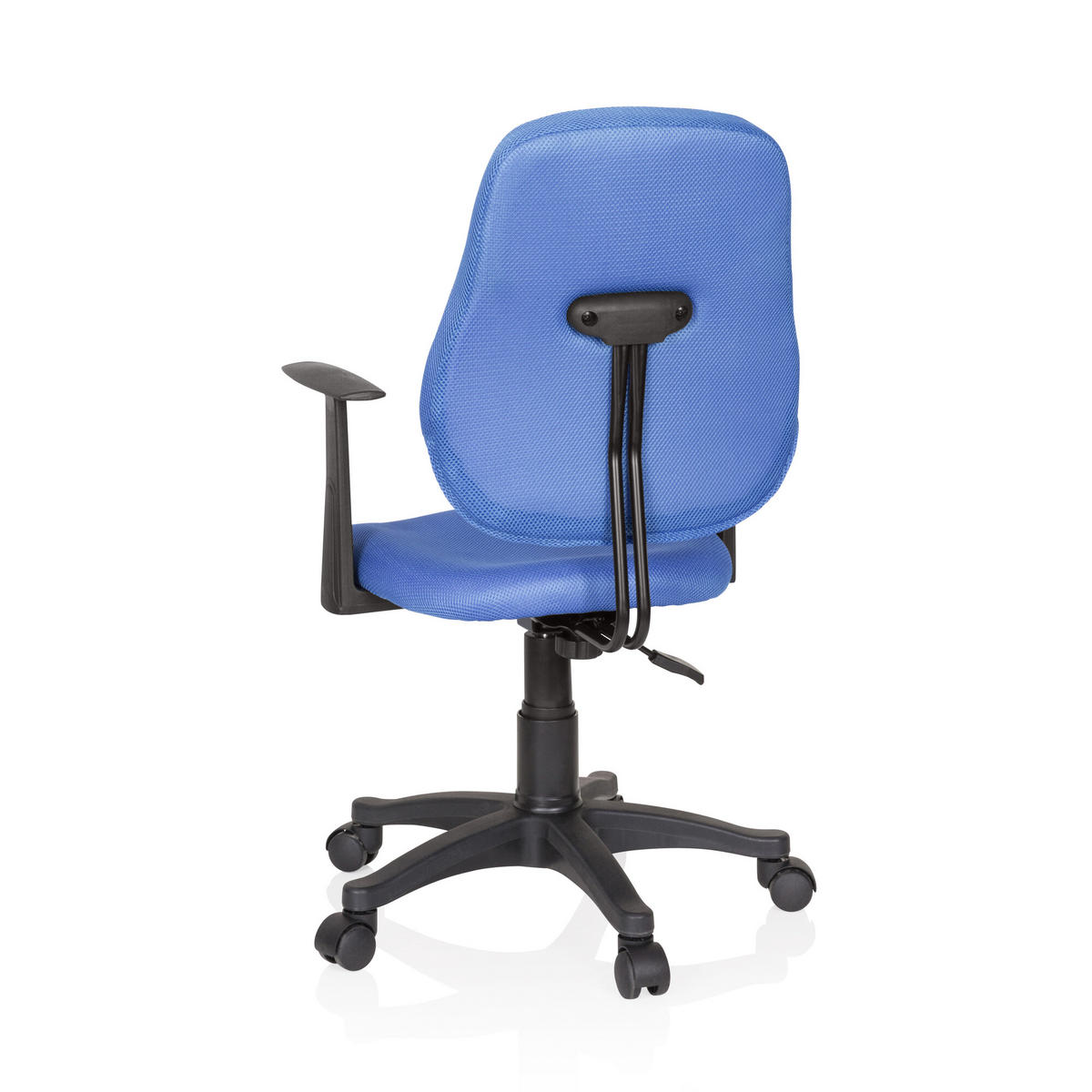 OTOČNÁ ŽIDLE PRO MLÁDEŽ, modrá, černá - modrá/černá, Basics, plast (56/89-99/50cm) - MID.YOU