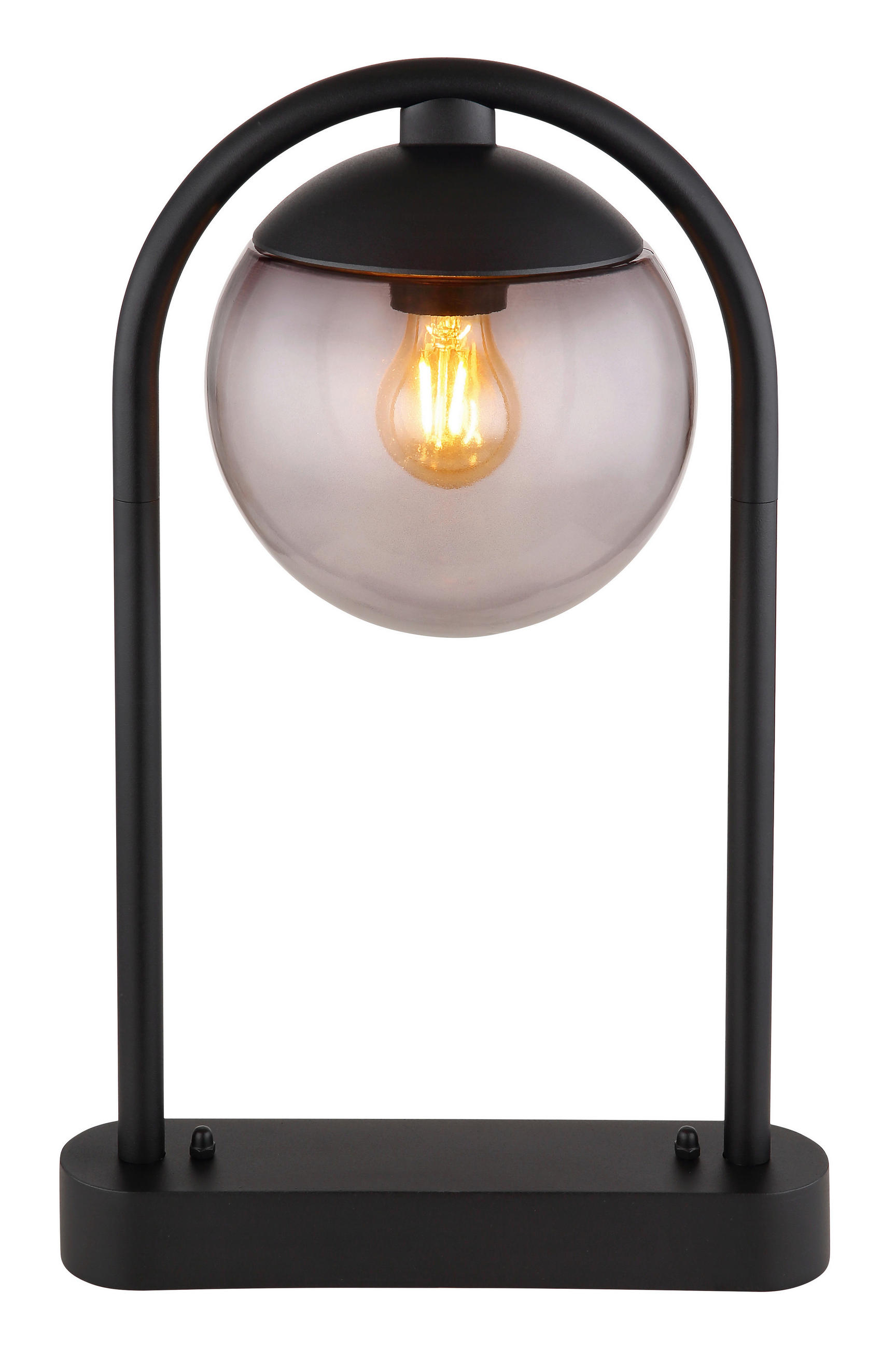 AUSSENWANDLEUCHTE - Schwarz, Basics, Glas/Metall (32/50cm) - Globo