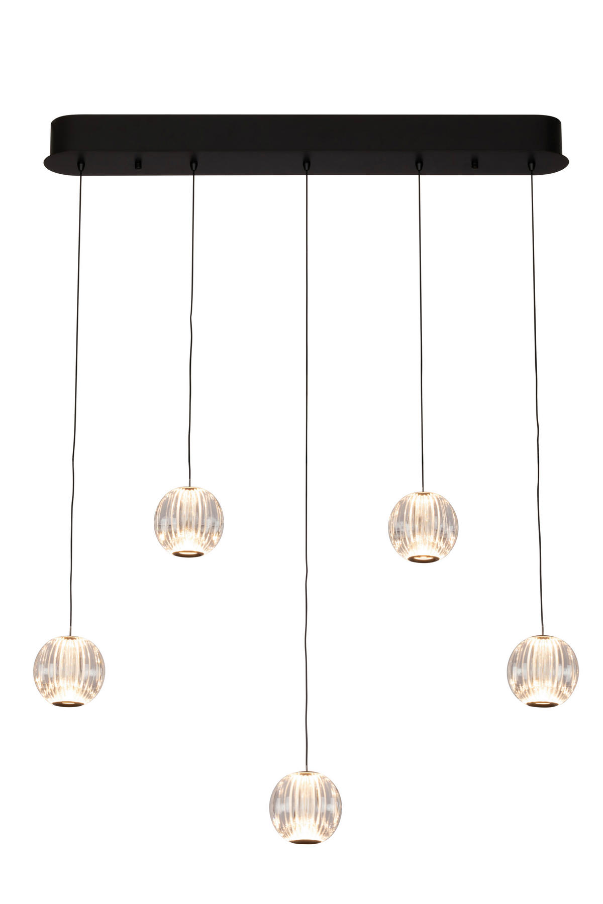 ZÁVESNÉ LED SVIETIDLO, 84/11/150 cm  - číra, Design, kov/plast (84/11/150cm) - Dieter Knoll