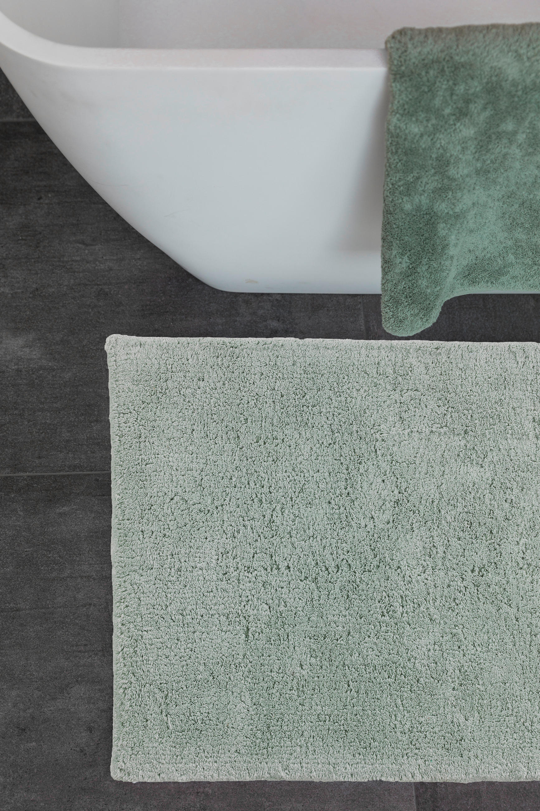 BADTEPPICH Mintgrün 40/60 cm  - Mintgrün, Basics, Textil (40/60cm) - Schöner Wohnen
