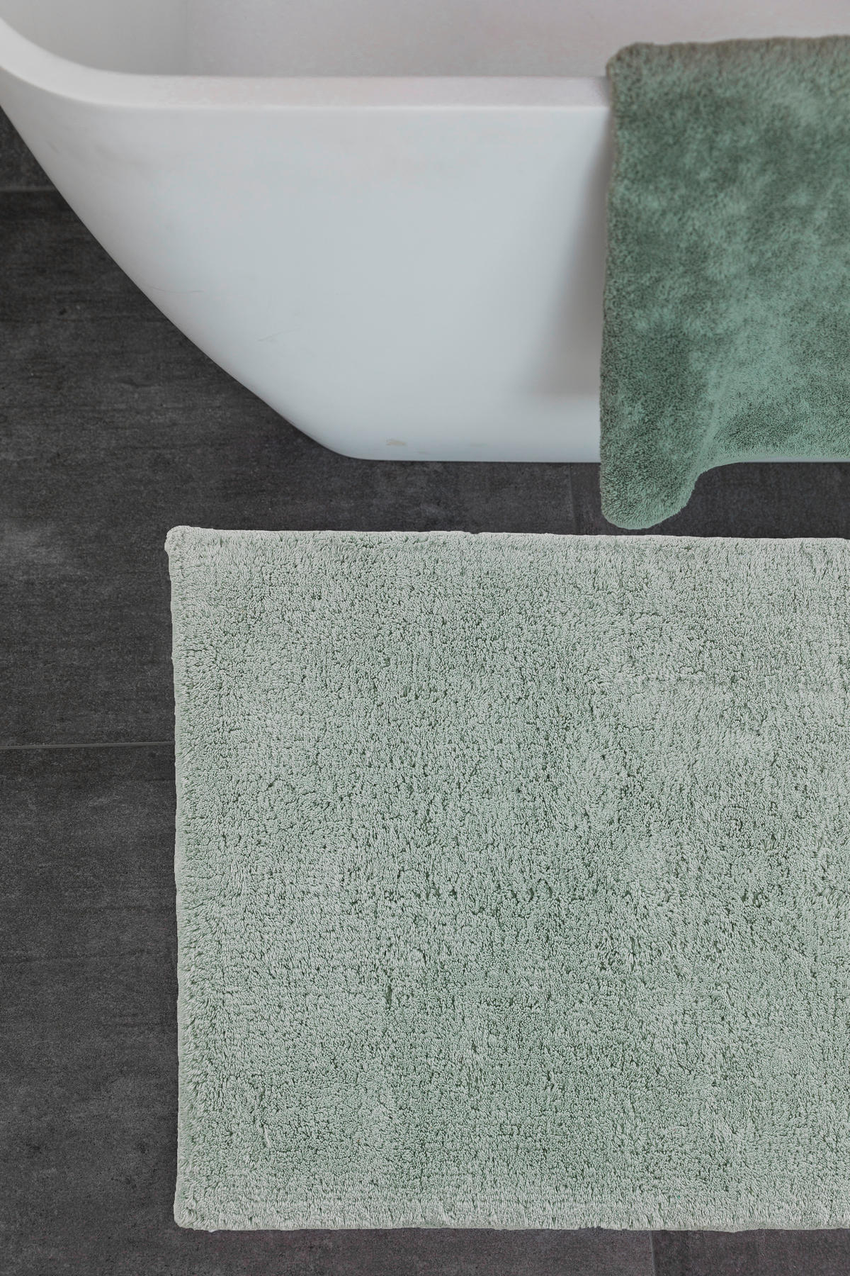 BADTEPPICH Mintgrün 40/60 cm  - Mintgrün, Basics, Textil (40/60cm) - Schöner Wohnen