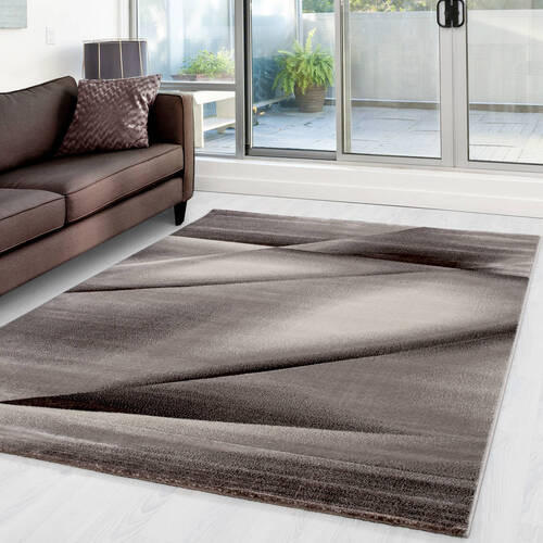 FLATVÄVD MATTA 240/340 cm Miami  - brun, Design, textil (240/340cm) - Novel