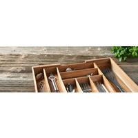 BESTECKBOX - Akaziefarben, Basics, Holz (35/43/6cm) - Homeware Profession.