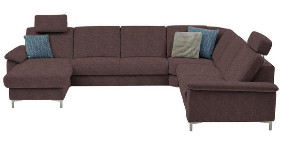 WOHNLANDSCHAFT in Textil Braun - Alufarben/Braun, Design, Textil/Metall (170/333/265cm) - Dieter Knoll