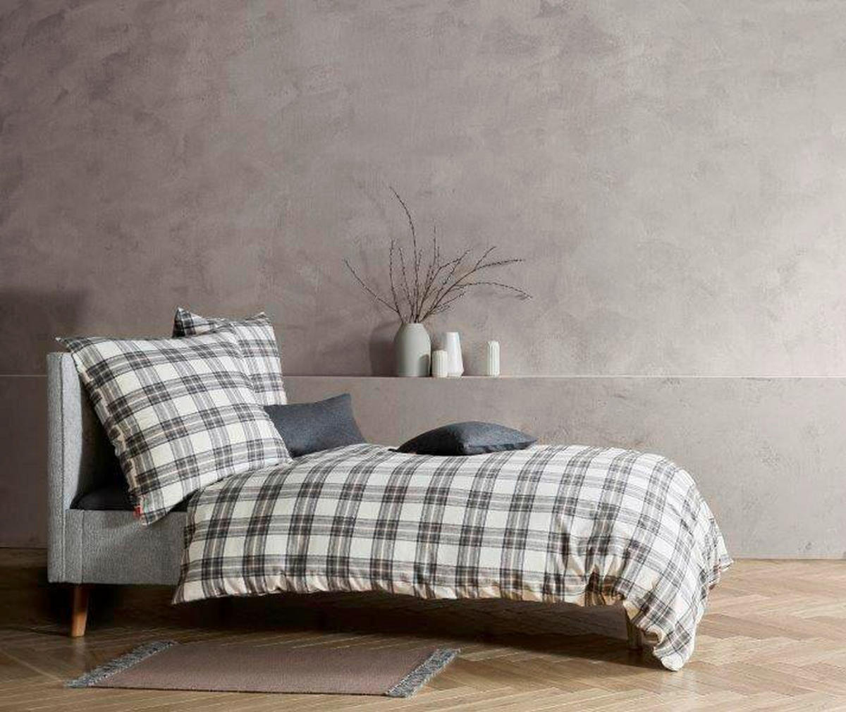 BETTWÄSCHE Flanell 155/220 cm  - Weiß, Design, Textil (155/220cm) - Fleuresse