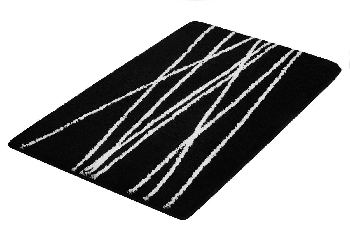 PROSTIRKA ZA KUPATILO  crna 70/120 cm  - crna, Osnovno, plastika (70/120cm) - Kleine Wolke