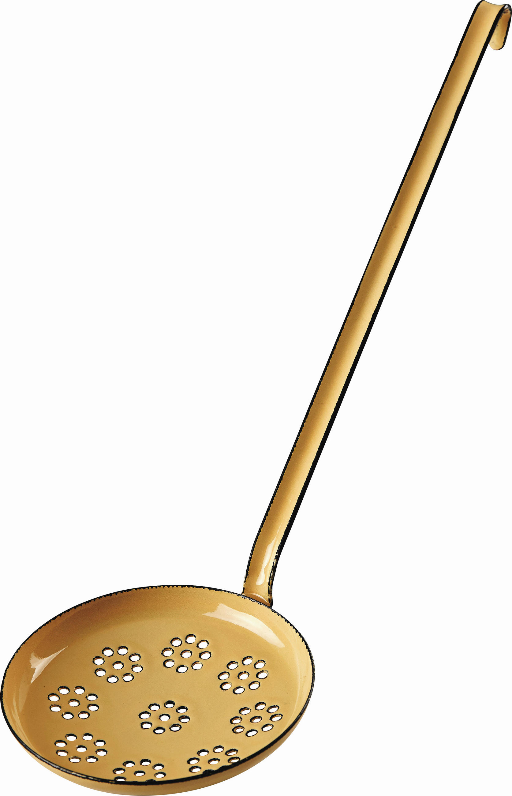 ABSEIHLÖFFEL - Dunkelgelb, Basics, Metall (12cm) - Riess