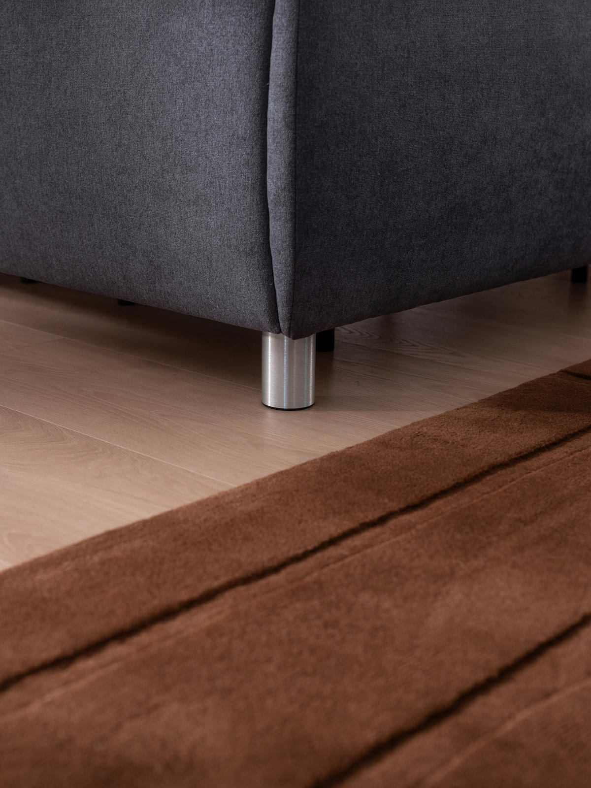 OBLAZINJENA POSTELJA   x  ,  - barve aluminija, Basics, les (180/200cm) - Esposa