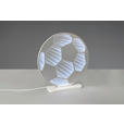 LED-DEKOLEUCHTE Football 23/24 cm  - Weiß, LIFESTYLE, Kunststoff/Metall (23/24cm) - Novel