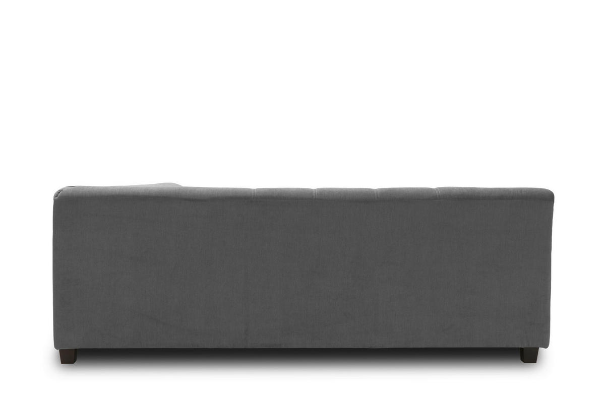 WOHNLANDSCHAFT Anthrazit Webstoff  - Wengefarben/Anthrazit, Design, Holz/Textil (212/328/153cm) - MID.YOU