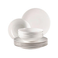 TAFELSERVICE Dalia 12-teilig  - Weiß, Basics, Keramik - Mäser