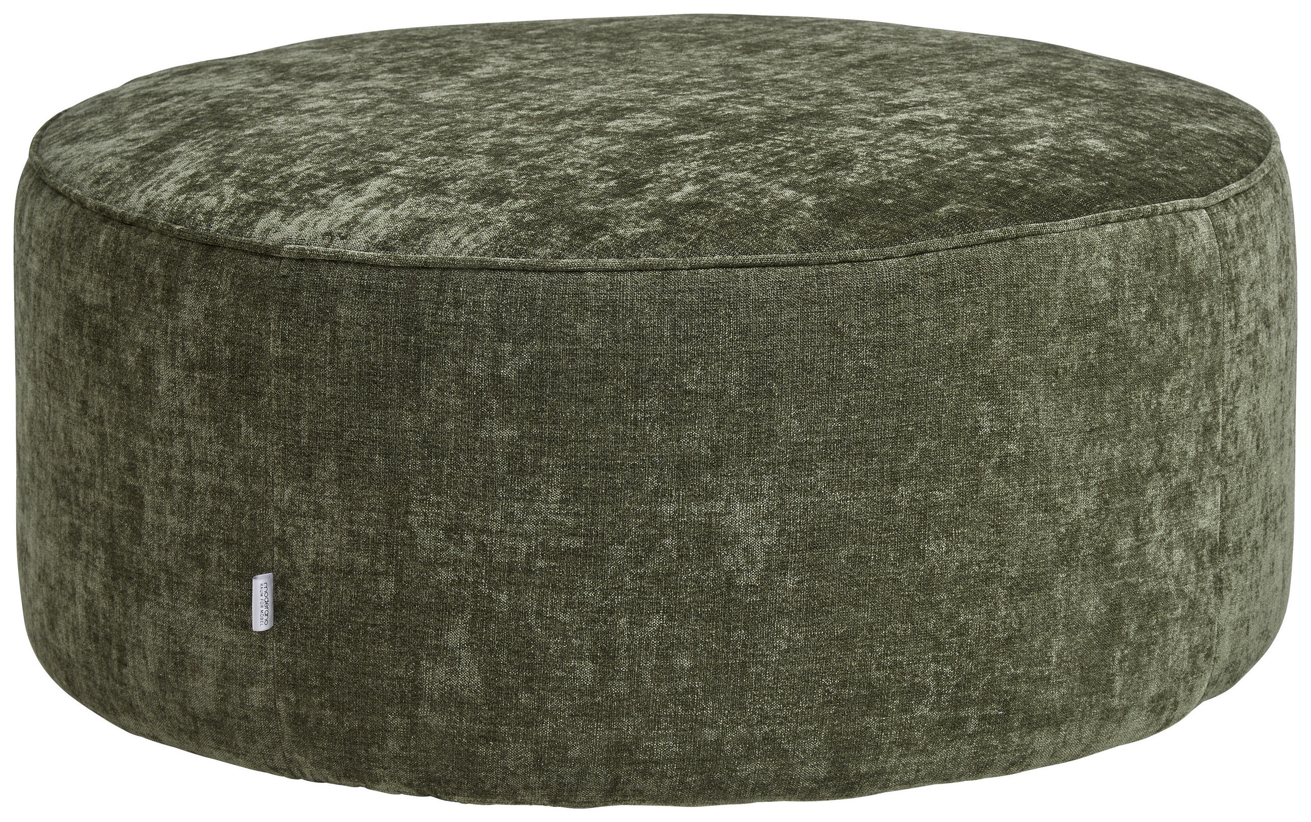 HOCKER in Textil Olivgrün  - Olivgrün, Design, Textil (80/33/80cm) - Emilio Belluti
