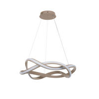 LED-HÄNGELEUCHTE Infinity 55/150 cm  - Cappuccino, Design, Kunststoff/Metall (55/150cm) - Novel