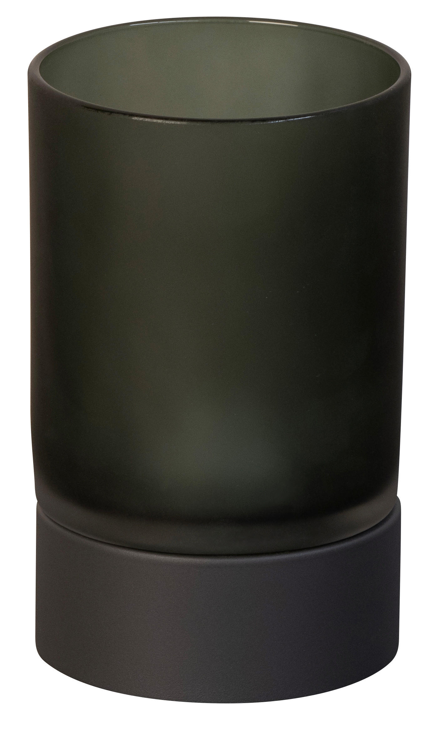 AKKU-TISCHLEUCHTE Ariva Pro 12/20 cm  - Salbeigrün/Hellgrau, Design, Glas/Metall (12/20cm)