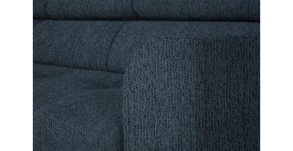 ECKSOFA in Webstoff Blau 205/280 cm - Blau/Schwarz, Design, Textil/Metall (205/280cm) - Xora