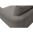 ECKSOFA  in Chenille Grau  224/307 cm  - Schwarz/Grau, KONVENTIONELL, Kunststoff/Textil (224/307cm) - Hom`in