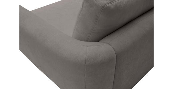 ECKSOFA  in Chenille Grau  224/307 cm  - Schwarz/Grau, KONVENTIONELL, Kunststoff/Textil (224/307cm) - Hom`in