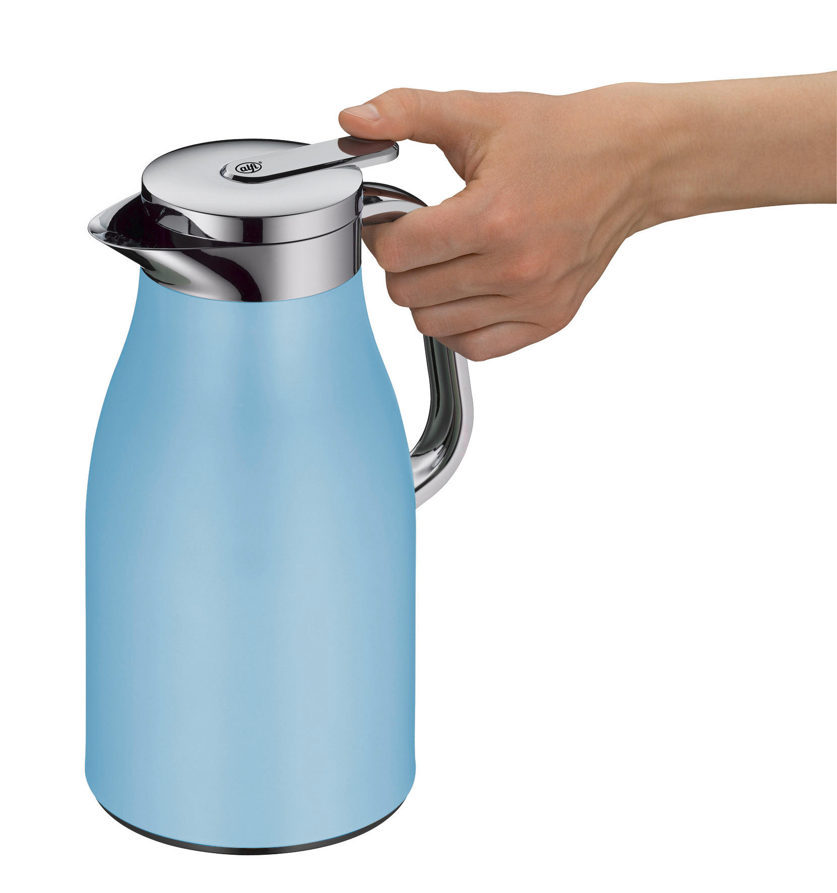 ISOLIERKANNE SKYLINE 1,0 L  - Pastellblau, KONVENTIONELL, Metall (1,0l) - Alfi