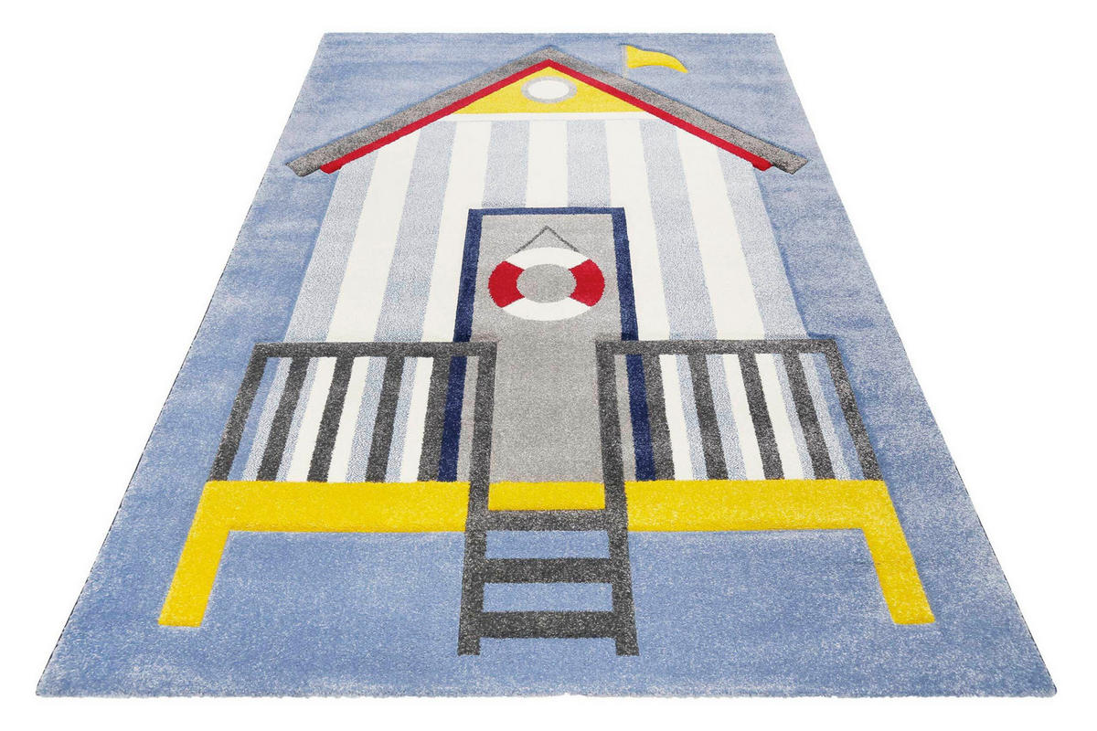 KINDERTEPPICH 120/170 cm Sea Castle Häuschen  - Multicolor, Basics, Textil (120/170cm) - Esprit